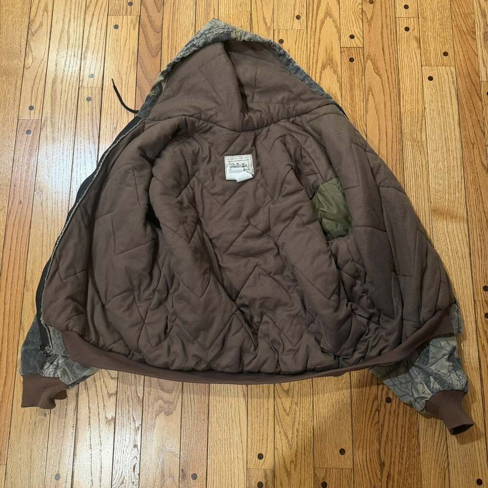 Walls Realtree Hardwoods HD Camo Insulated Hooded Hunting Jacket Men’s XL - Picture 5 of 11